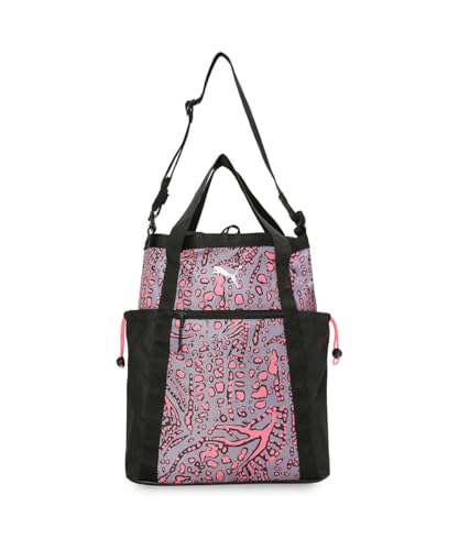 Puma At Ess Tote Bag Hypernatural - Borsa Sportiva Da Donna, Pale Plum-Sunset Glow, Osfa - 090783