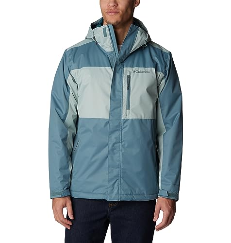 Columbia Tipton Peak Insulated Jacket, Giacca Invernale Uomo, Metal/Niagara, Taglia Xxl