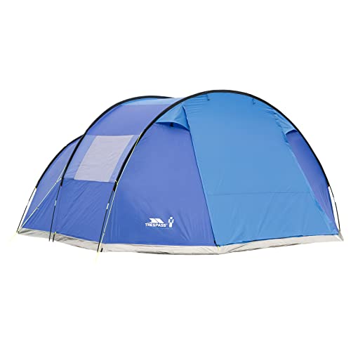 Trespass Torrisdale 6 Man Tent, Tenda Per 6 Persone Unisex, Bianco, Taglia Unica