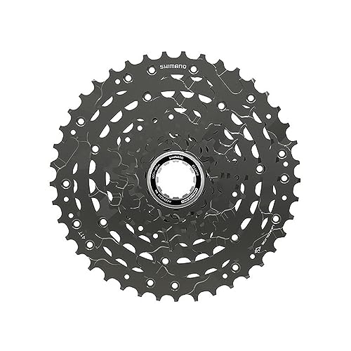 Shimano 9V 11-41 Cs-Lg400, Cassette Per Biciclette E Noccioli Di Pino Unisex Adulto, Multicolore, Taglia Unica