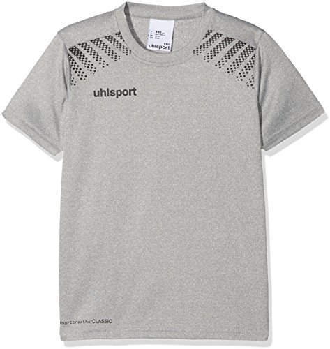 Uhlsport Maglietta Da Allenamento Goal, Uomo, Dark Grey Melange/Schwarz, M