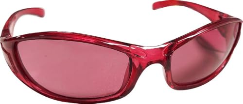 Occhiali Rosa Bambina Bici In Plastica Con Lenti Protettive