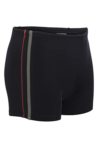 Fashy Men'S Swim Trunks, Costume A Pantaloncino Uomo, Black-Grey, 9