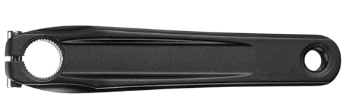 Samox 356144_887539028916, Crank, Left, Hollowtech-Type For Shimano E7000/8000 And 6100 E-Bike Engines, Alloy, 165 Mm, Black Anodized, 13 Mm Offset, W