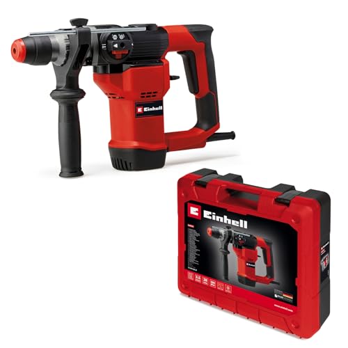 Einhell Martello Perforatore Tc-Rh28 3F (950 W, Forza Di Colpimento: 3,5J, Mandrino Sdsplus, 3 Funzioni: Foratura, Foratura A Percussione E Scalatura)
