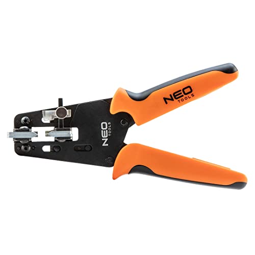 Neo Tools Spelafili Per Cavo Fotovoltaico Lungo 220 Mm, Manico In Pvc, Acciaio Al Carbonio, Diametro Cavo 0,25 Mm2 – 6,0 Mm2, Manico Bicomponente, Arr
