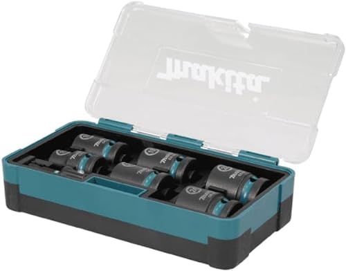 Makita E-16592 - Schlagnuss-Set 1/2" Passend Für Akku-Schlagschrauber Dtw700 & Dtw701 (7-Teilig) (E-16592) Marca