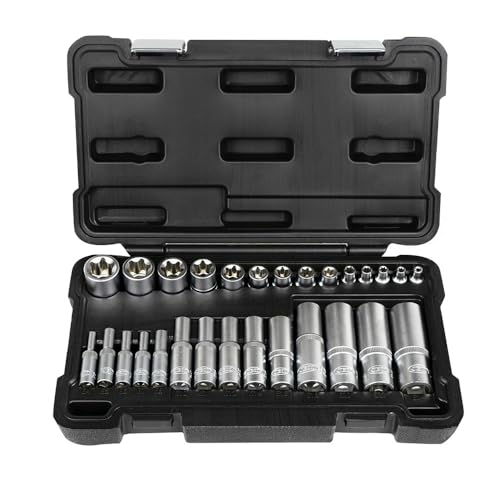 Set 28 Vasos Torx Cortos Y Largos