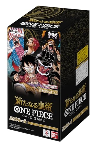 Bandai Op-09 One Piece The New Emperor Card Game, Box Packaging, 6 Card Per Pack X 24 Confezioni