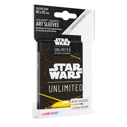Star Wars: Unlimited Tcg Yellow Art Sleeves - (60 Pack)