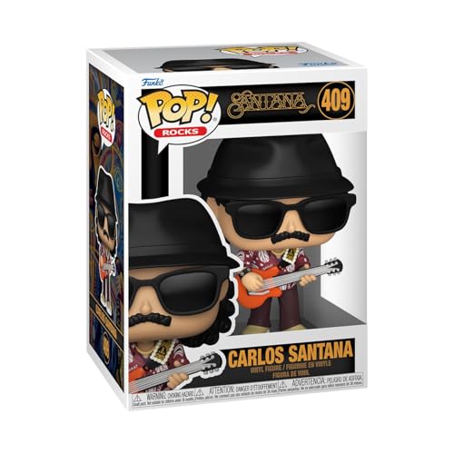 Funko Pop! Rocks: Carlos Santana - Figura In Vinile Da Collezione - Idea Regalo - Merchandising Ufficiale - Giocattoli Per Bambini E Adulti - Music Fa