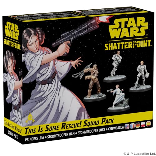 Atomic Mass Games, Star Wars: Shatterpoint – Un Favoloso Salvataggio, Espansione Squadra, Tabletop, 2 Giocatori, Dai 14+ Anni, 90-120 Minuti, Tedesco,