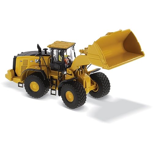 Dm Diecast Masters- Diecast Masters 85685-Pala Gommata Caterpillar, Next Gen Cat 982Xe, Scala 1:50, Circa 7,3 X 7,9 X 20,2 Cm, Da 14 Anni, Colore Yell