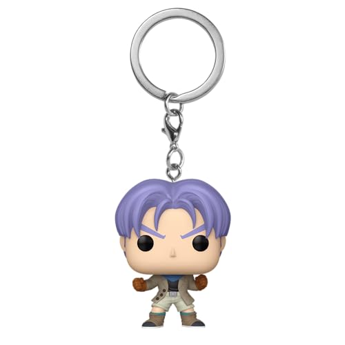 Funko Pop! Keychain: Dbgt - Trunks - Dragon Ball Gt - Mini Figura In Vinile Da Collezione Novità Portachiavi - Riempitivi Per Calze - Idea Regalo - Me