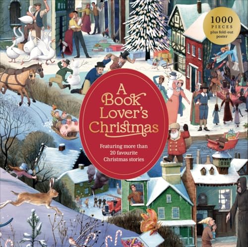 Laurence King A Book Lover'S Christmas 1000 Piece Puzzle: A 1000-Piece Jigsaw Puzzle