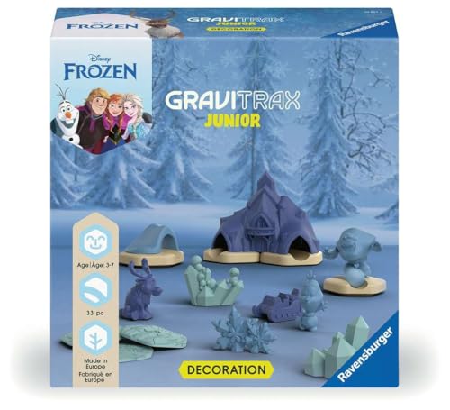 Ravensburger 23861 Gravitrax Junior Extension Disney Frozen, Pista Per Biglie Per Bambini Dai 3 Anni In Su, Con Personaggi Del Mondo Della Regina Di G