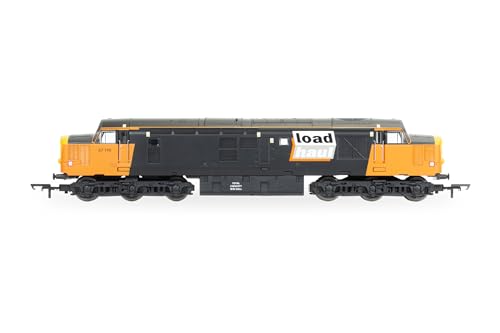 Hornby R30188 Railroad Plus Loadhaul, Classe 37, Co, 37710-Era 8 Railway-Locos, Nero E Arancione