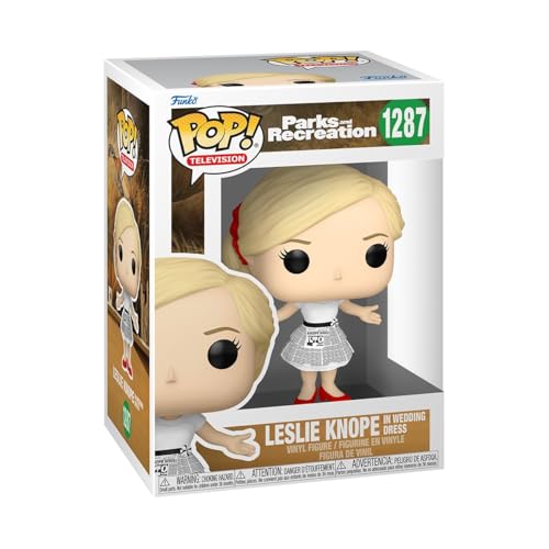 Funko Pop! Tv: Parks & Rec - Leslie Knope - (Wedding) - Parks And Recreation - Figura In Vinile Da Collezione - Idea Regalo - Merchandising Ufficiale 