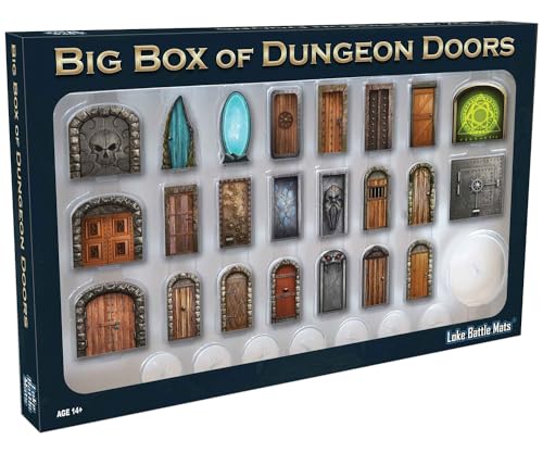 Loke Battlemats Big Box Of Dungeon Doors