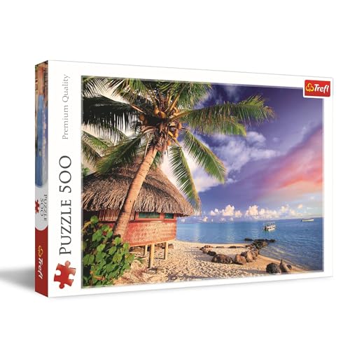 Trefl Isola Bora 500 Pezzi Te Con Panorama Vacanziero, Intrattenimento Creativo, Divertimento, Puzzle Classico Per Adulti E Bambini A Partire Da 10 An