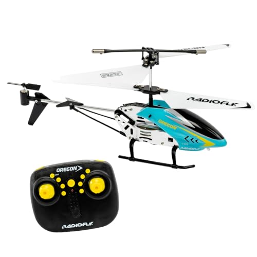 Ods Radiofly, Oregon, Elicottero Giocattolo Radiocomandato Per Bambini, 6 Funzioni, Durata In Volo 6 Minuti, Luce Led E Ricarica Usb, Lunghezza 20 Cm,