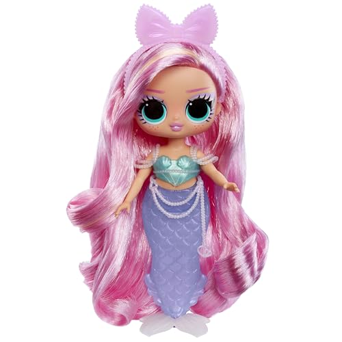 L.O.L. Surprise! Tweens - Mermaid Lola Waves - Bambola Alla Moda Con Coda Che Cambia Colore, Pinna Mobile E Bellissimi Accessori - Età 4+