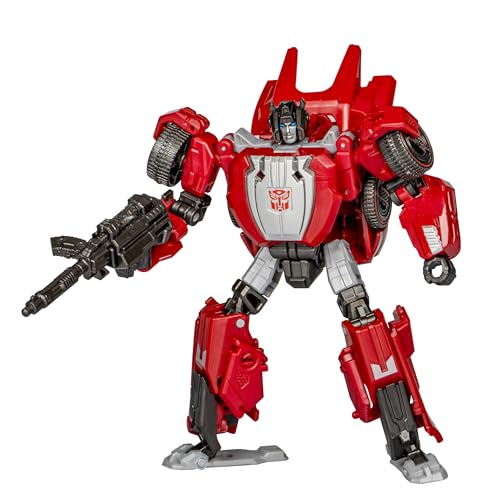 Transformers Toys Studio Series Deluxe War For Cybertron 07 Gamer Edition Sideswipe, Action Figure Di Conversione Da 11,4 Cm, 8+