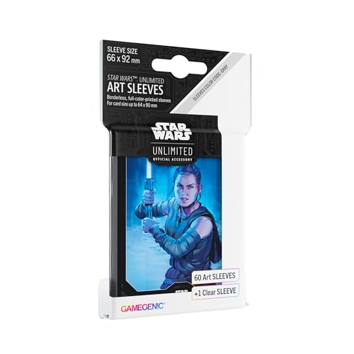 Star Wars: Unlimited Tcg Rey Art Sleeves - (60 Pack)