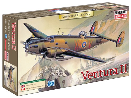 Minicraft 11661 - Modellino Aereo Pv-1 Ventura Raf Realizzato In Scala 1:72