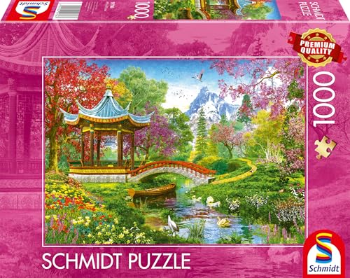 Schmidt Spiele 59786 Zen Garden-Puzzle Da 1000 Pezzi, Multicolore
