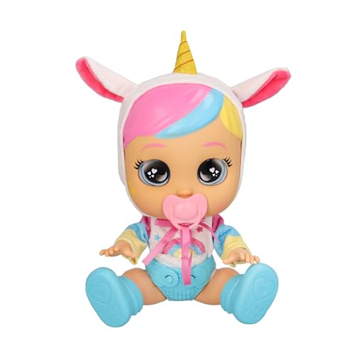 Cry Babies Day Care Dreamy, La Bambola Dreamy Indossa Un Vestito Della Linea Day Care Ed È Fornita Con 3 Accessori, Piange Lacrime Vere, Giocattolo Pe