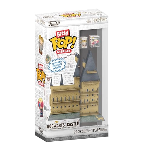 Funko Bitty Pop! Display: Harry Potter - Hogwarts Castle - Albus Dumbledore™ And Luna Lovegood™ And Can Display A Total Of 18 Characters E Una Mini Fi