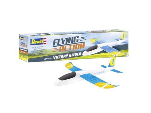 Revell Victory 24331 - Glider Lancio Manuale | Facile Da Costruire | Divertente Da Volare | 6 Anni, Bianco, 48 Cm