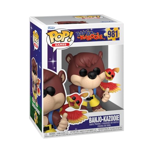 Funko Pop! Games: Bk - Banjo & Kazooie - Banjo Kazooie - Figura In Vinile Da Collezione - Idea Regalo - Merchandising Ufficiale - Giocattoli Per Bambi