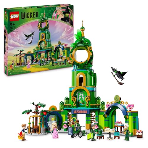 Lego Wicked Benvenuti Nella Città Di Smeraldo, Gioco Da Collezione Per Bambine E Bambini Da 9 Anni Con Torre Giocattolo Da Costruire E 5 Personaggi De