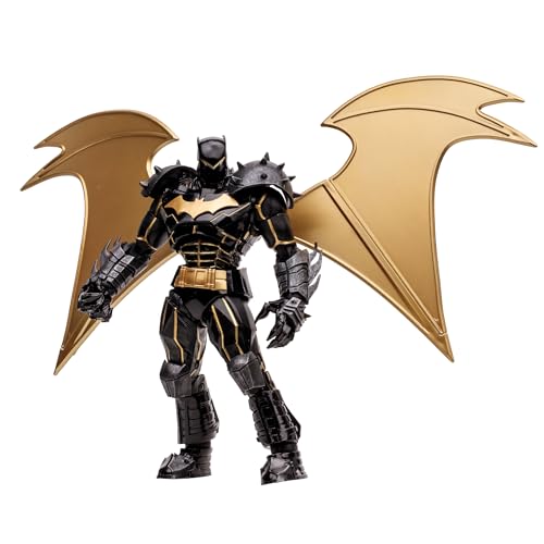 Mcfarlane Dc Multiverse - Statuetta Di Batman (Hellbat) (Knightmare) (Gold Label) 18 Cm
