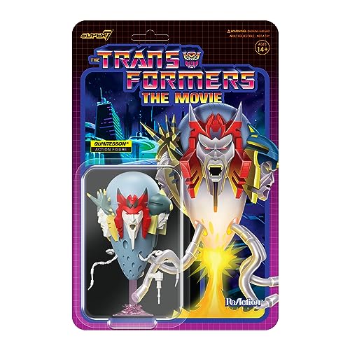 Super7 - Figura Reaction Transformers Quintesson – Figura Da Collezione