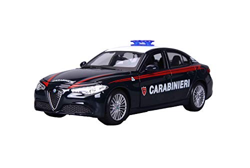 Bburago - Auto Bburago Carabinieri - Modellino Realistico Auto In Scala 1:24 (Scelta Casuale Tra I Modelli Disponibili), Licenza Ufficiale Carabinieri