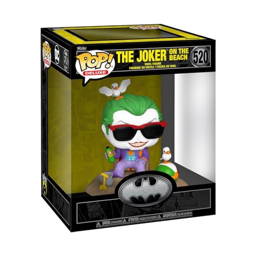 Funko Pop! Deluxe: Bm 85Th - The Joker - (Beach) - Batman 1989 - Figura In Vinile Da Collezione - Idea Regalo - Merchandising Ufficiale - Giocattoli P