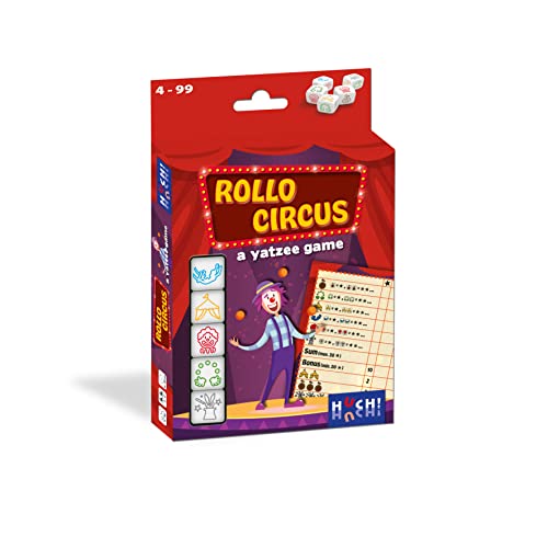 Enigma Distribution Benelux B.V., Nl_Toys, Enpmn Rollo: A Yatzee Game - Circus It/Fr - Giochi A Dadi - Dadi Nel Circo - 4+ - 2-6 Giocatori - Fr/Nl