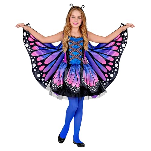 W Widmann Milano Party Fashion - Costume Per Bambini A Farfalla, Vestito Con Tutù, Ali, Costume Per Animali, Costumi Di Carnevale