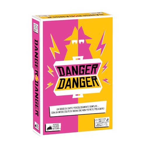Asmodee: Danger Danger, Gioco Da Tavolo, 7+ Anni, 2-8 Giocatori, Edizione In Italiano