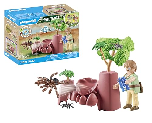 Playmobil Wiltopia 71627 Tarantola Gigante, Inclusi Una Tarantola E Due Ragni Piccoli, Realizzato Con Oltre L'80% Di Materiali Riciclati E Bio-Based,