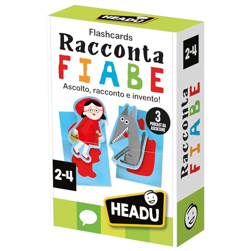 Headu Flashcards Raccontafiabe Ascolto, Racconto E Invento! It59797 Gioco Educativo Per Bambini 2-4 Anni Made In Italy