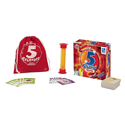 Grandi Giochi - 5 Secondi Travel, Versione Tascabile Da Portare Ovunque- Mb678579