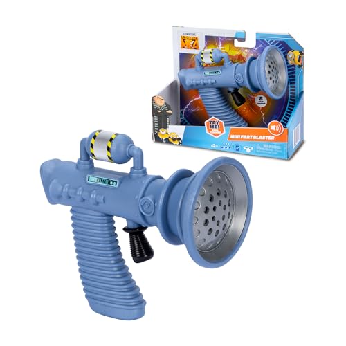 Giochi Preziosi Minions-Mini Fart Blaster Da Cattivissimo Me 4, 15 Effetti Luminosi E Suoni Che Riproducono Vere Puzzette. La Pistola Emette Cerchi Di