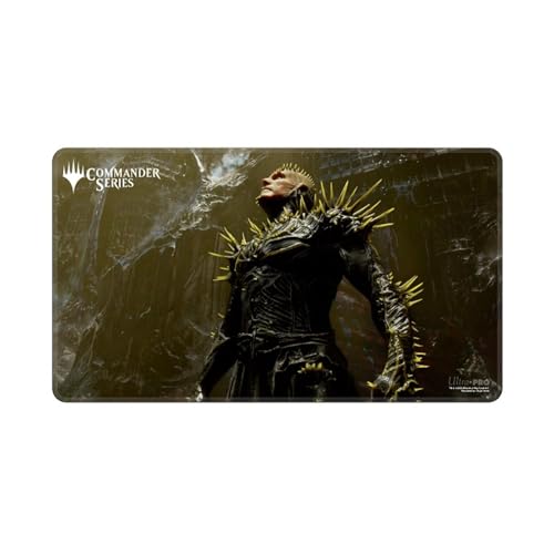 Ultra Pro - Commander Series # 1: Mono - K'Rrik Stitched Playmat Per Magic: The Gathering, Edizione Limitata Mtg Gaming Accessories Tappetino Per Mous