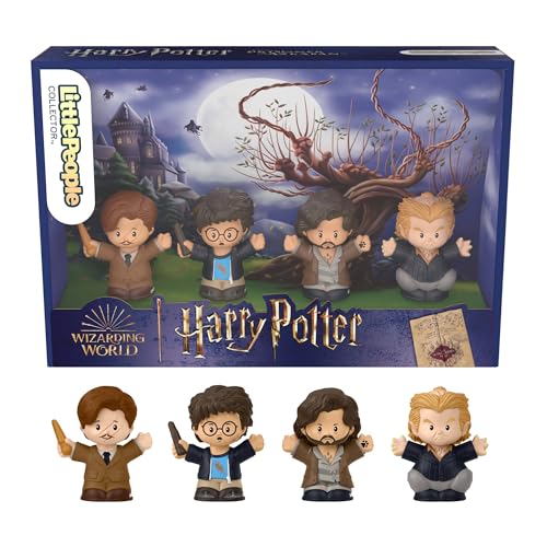 Little People Collector - Harry Potter E Il Prigioniero Di Azkaban, 4 Personaggi In Edizione Speciale, Include Harry, Sirius Black, Remus Lupin E Pete