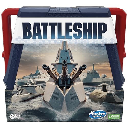 Hasbro Gaming Battleship Classic Board Game, Strategy Game For Kids Ages 7 And Up, Fun Kids Game For 2 Players
