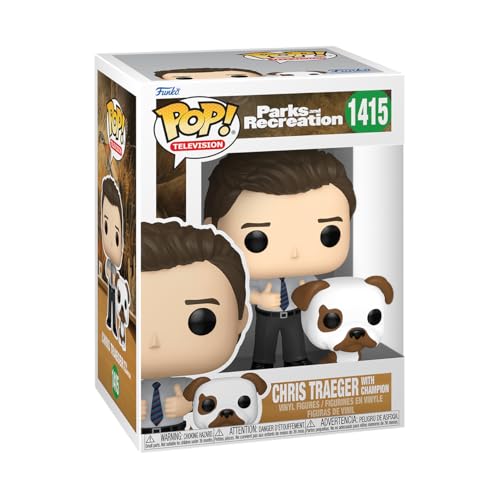 Funko Pop! & Buddy: Parks & Recreation - Chris & Champion - Parks And Recreation - Figura In Vinile Da Collezione - Idea Regalo - Merchandising Uffici